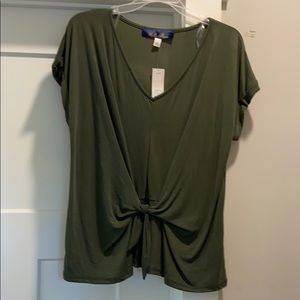 Dark green blouse from Francescas